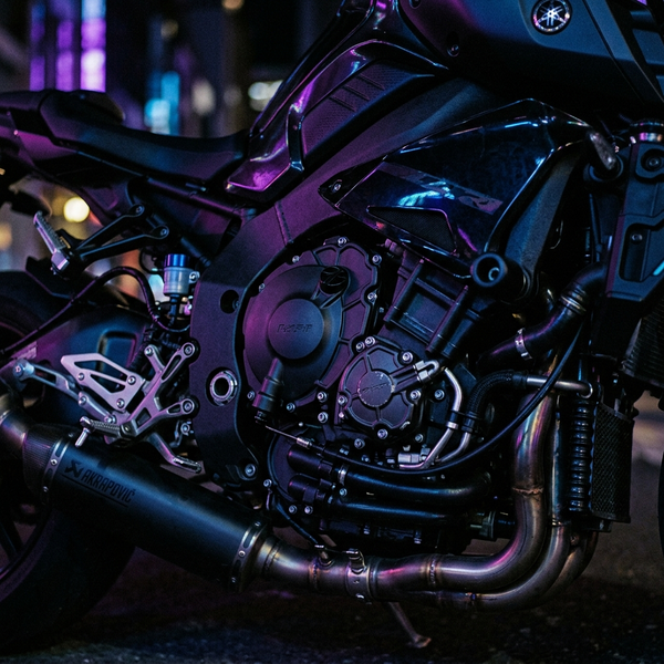 Night motorcycle ride