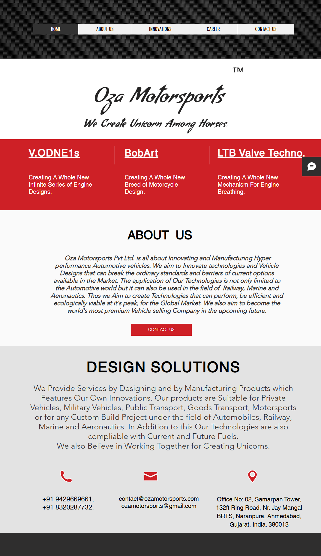 Oza Motorsports Full Page